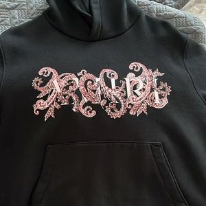 Mens authentic black Amiri hoodie, size small, worn 2x, in perfect condition.